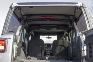 Jeep Wrangler Unlimited Flashlight Holder - Rear - Fishbone Offroad - Black - `07-`18